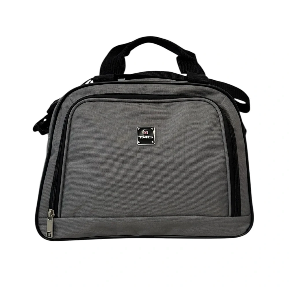 Tag Heuer Overnight Weekender‎ Travel Shoulder Bag Gray Black